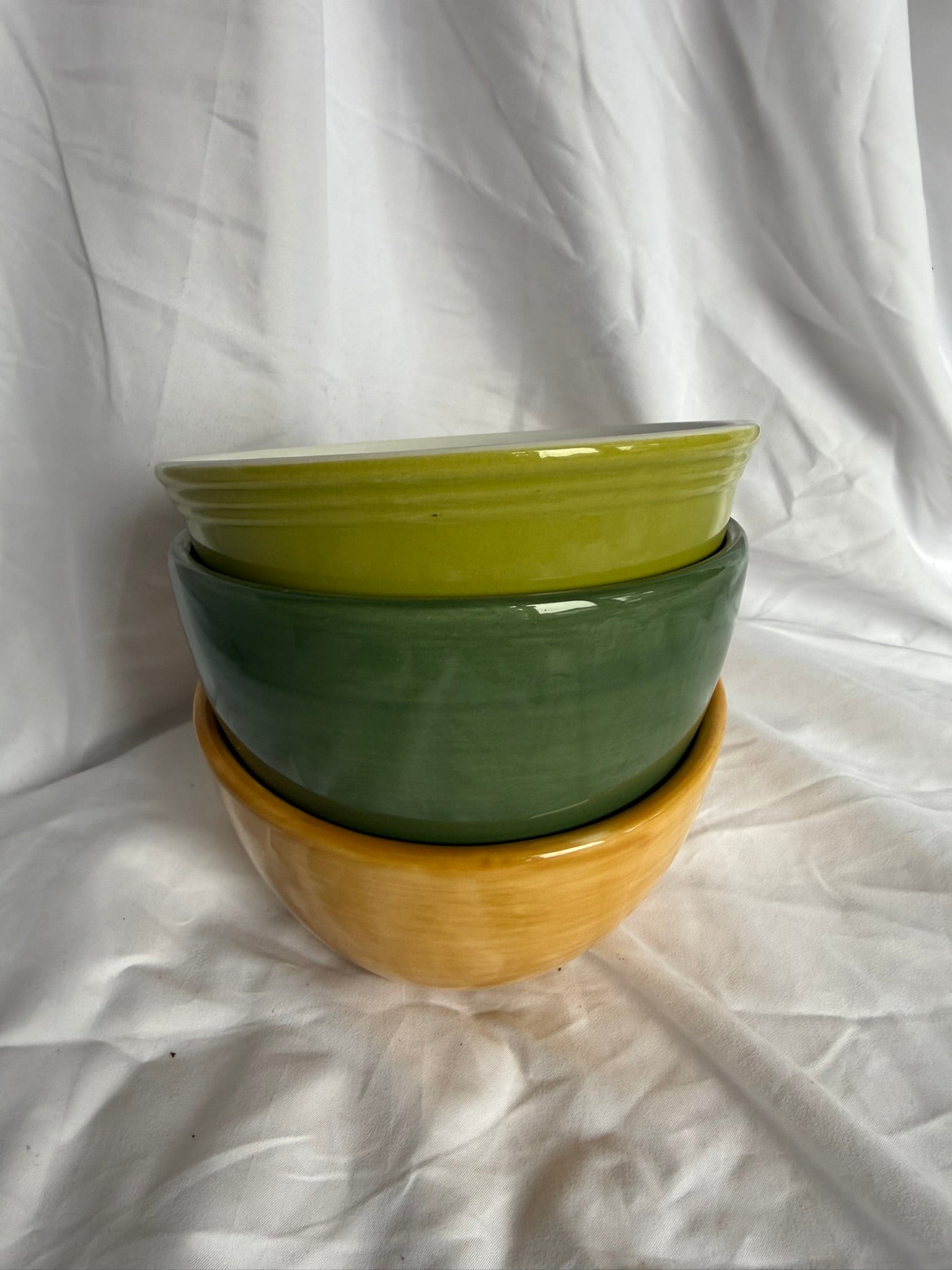 AUTUMN COLORED BOWLS SET OF 3