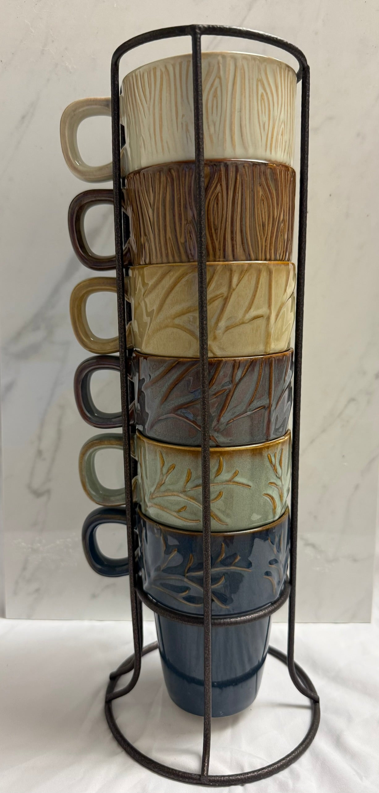 STACKABLE LARGE MUG SET OF 6