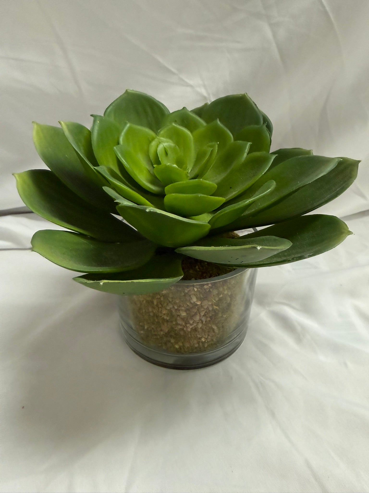 FAUX SUCCULENT IN ROCK POT