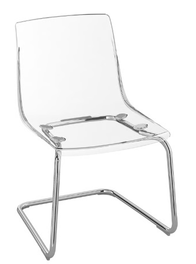 CLEAR CHAIR SET OF 4