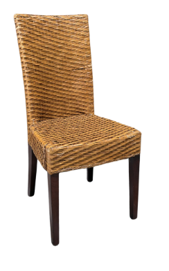RATTAN PARSONS DINING CHAIR SET OF 4