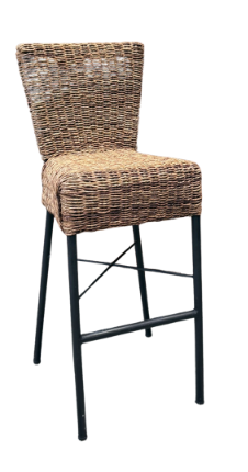 WICKER BARS TOOL SET OF 2