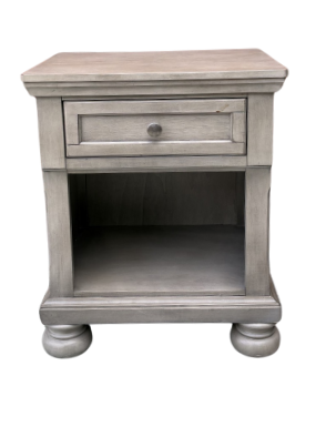 TRADITIONAL END TABLE WITH SHELF AND SINGLE DRAWER SET OF 2