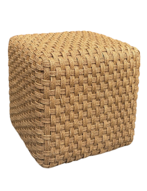 SEAGRASS WOVEN POUF (SINGLE)