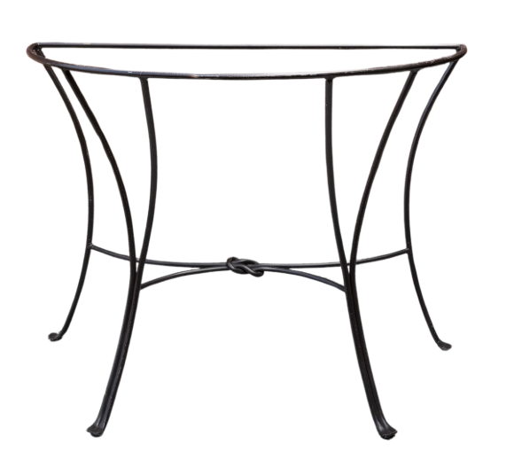 ENTRYWAY SPLAYED TABLE (GLASS INCLUDED)