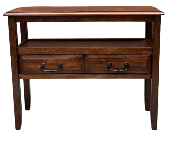 ENTRYWAY CONSOLE TABLE WITH SHELF AND 2 DRAWERS