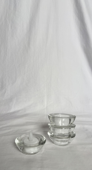 TEA LIGHT CANDLE HOLDERS SET OF 4