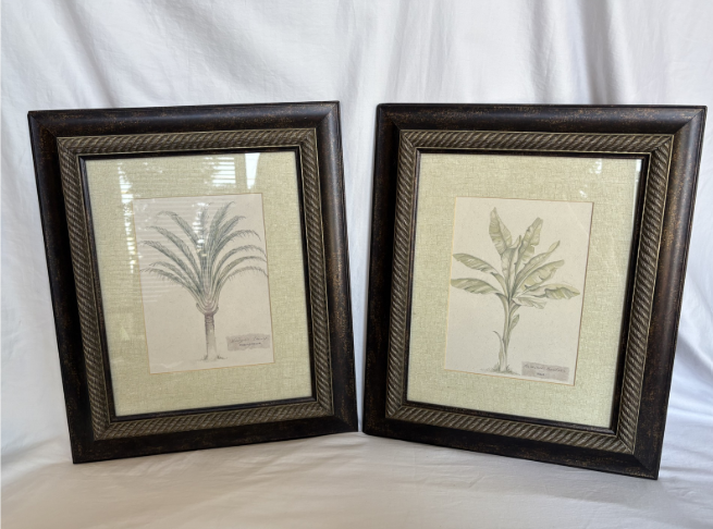 TROPICAL ART FRAME SET OF 2