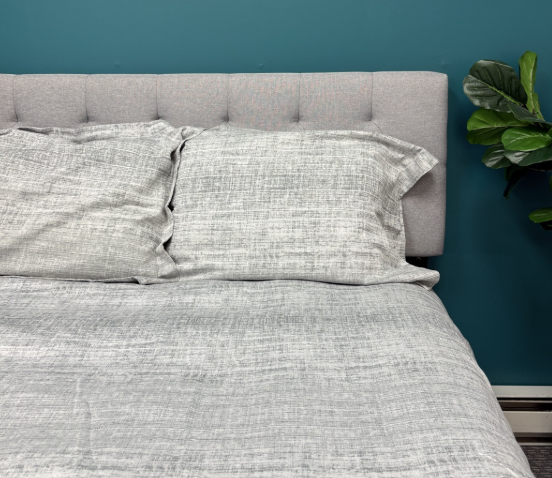 SOFT GREY BEDSPREAD