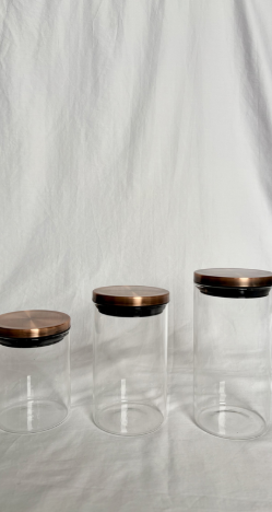 GLASS FOOD STORAGE CONTAINERS