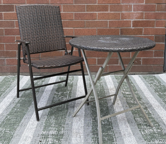 OUTDOOR SEATING SET PLASTIC