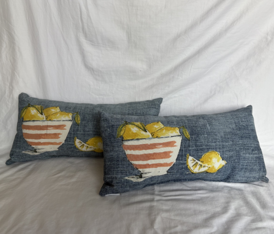 LEMON PILLOWS SET OF 2