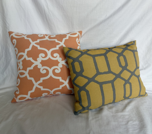 GEOMETRIC PATTERNED PILLOWS BUNDLE SET OF 2