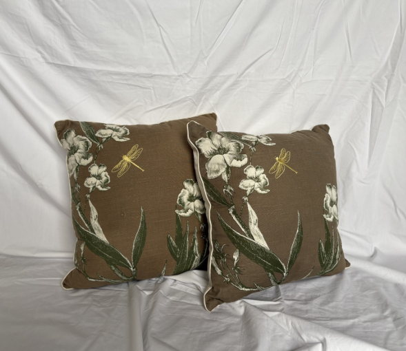 DRAGON FLY PILLOWS SET OF 2