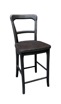 WOODEN SOFT EDGE COUNTER STOOL SET OF 2