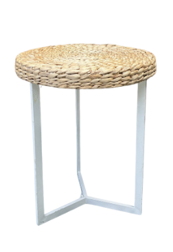 WICKER TOP SIDE TABLE (SINGLE)